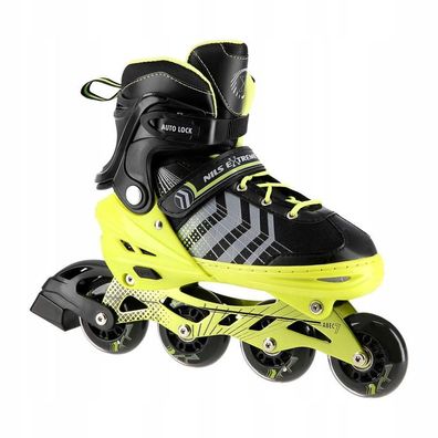 Rollschuhe nils-extreme Patins 4 en 1 schwarz