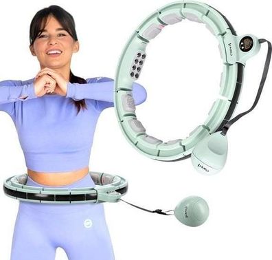 Fitnesszubehör HMS Hula Hoop HHM13 Grén, verstellbar