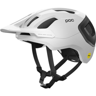 Fahrradhelm Poc Axion Race MIPS Weiß/Schwarz