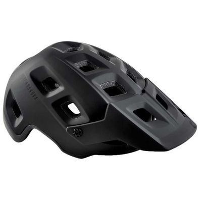 Fahrradhelm MET Terranova verstellbares Visier schwarz
