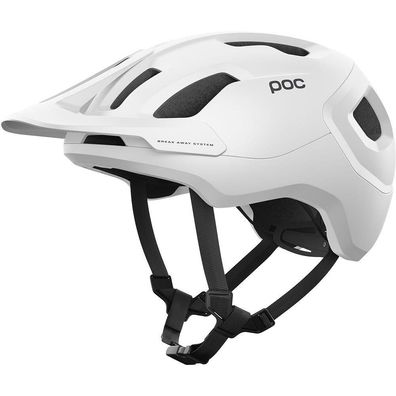 VTT Helm Poc Axion Weiß, Leicht und Beléftet