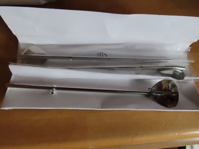 Trinkhalm-Löffel langer Löffel u. Trinkhalm in einem ca. 20cm Casa Royall 9ST