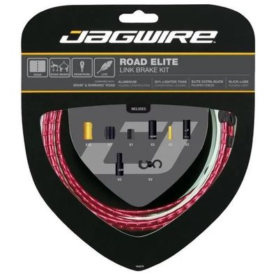 Bremsset Jagwire Elite Aluminium rot