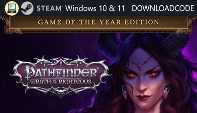 Computer Spiel Pathfinder Wrath of the Righteous GOTY Edt für Windows STEAM Key
