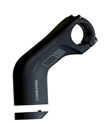 Fahrradzubehör byschulz Alpha SDS Aluminium Vorbau, schwarz, 35Â°