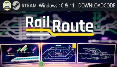 NEU PC Computer Spiel Rail Route für Windows 10 11 STEAM Download Code Game Key