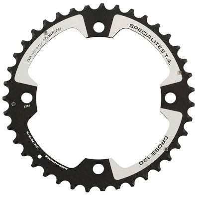 Kettenblatt Specialites TA CROSS 80 mm BCD, 10-fach, schwarz