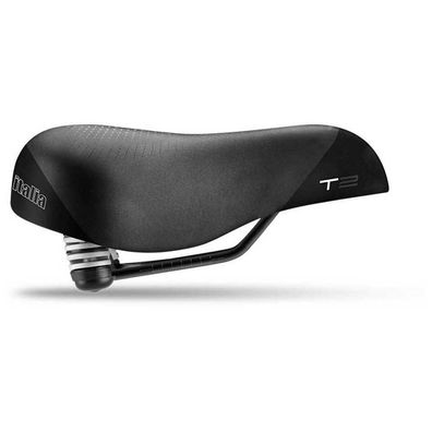 Fahrradzubehör Selle Italia T2 Flow Komfortabler schwarzer Fahrradsattel