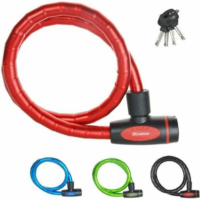 Kabelschloss Master-Lock 3520190934543 mit Vinylschutz