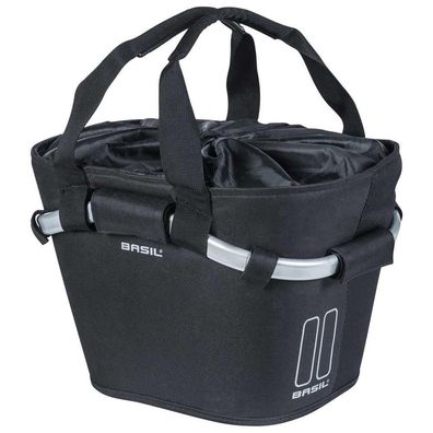 Fahrradkorb Basil Classic KF Schwarz, 15 Liter