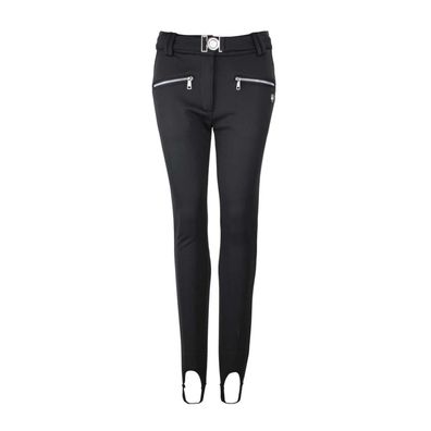 Skihose Peak Mountain afuzzoni-noir schwarz, tailliert, hohe Taille