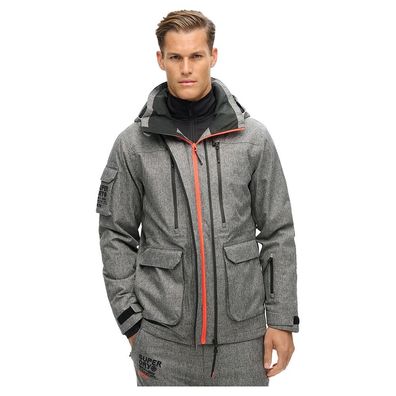 Jacke Superdry Peak Rescue Grau Soft Shell