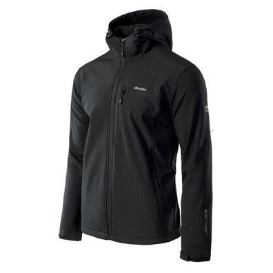 Softshelljacke Elbrus Iver Schwarz Leicht und Atmungsaktiv