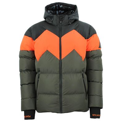 Skijacke Peak Mountain Cerulis-kaki Rot