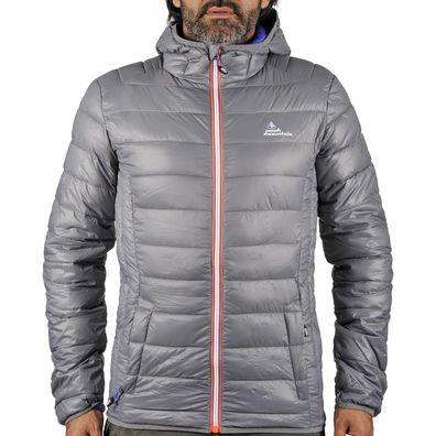 Herren Kapuzenjacke Peak Mountain Censeodn Grau