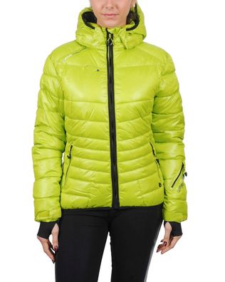 Skijacke Peak Mountain ALPINE anis, Damen, leicht und warm