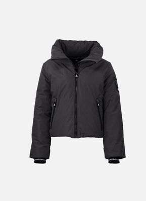 Skijacke Peak Mountain ALLY Wasserdicht Schwarz