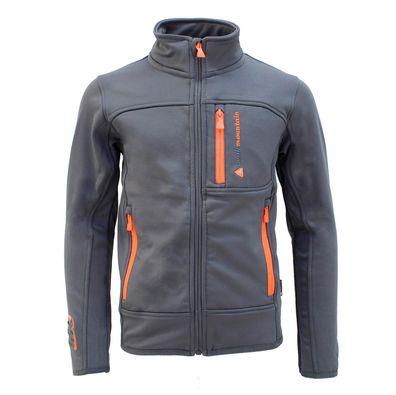 Polarshell Jacke Peak Mountain Ecanton Grau Kinder