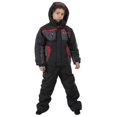 Skijacke Peak-Mountain Espion mit abnehmbarer Kapuze schwarz