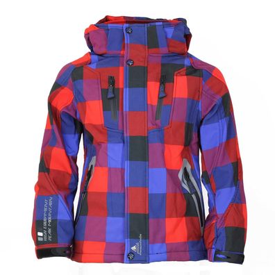 Softshelljacke Peak-Mountain Ecina Rot fér Jungen