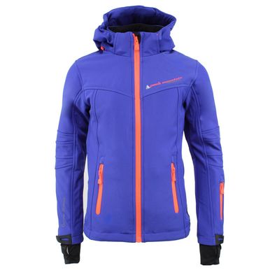 Sportjacke Peak Mountain Gamala Blau Softshell Kinder