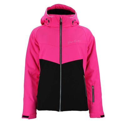 Skijacke Peak-Mountain Afolir Schwarz-Fuchsia Damen