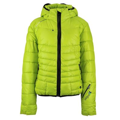 Doudoune Peak-Mountain Falpine mit abnehmbarer Kapuze, anis