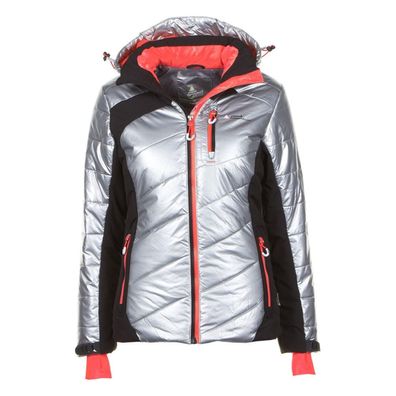 Damen Skijacke Peak-Mountain acilver-argentnoir Elegante Daunenjacke