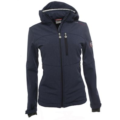 Skijacke Peak Mountain Anjima Blau, wasserabweisend