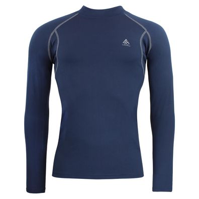 Thermo-Unterhemd Peak Mountain Canjoy Marine, marine, langärmelig, Stehkragen