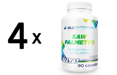 4 x Allnutrition Saw Palmetto - 90 caps