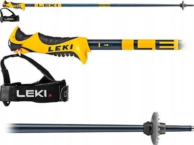 Skistöcke Leki Spitfire Lite S blau, verstellbar 90-120 cm