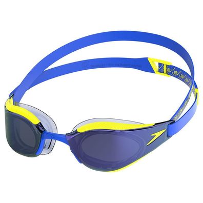 Schwimmbrille Speedo Fastskin Hyper Elite Mirror blau-gelb