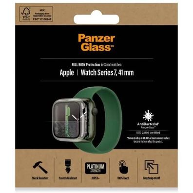 Bildschirmschutz PanzerGlass Apple Watch Series 7 und 8 41 mm Transparent
