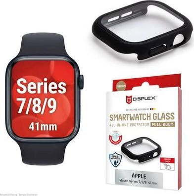 Full Body Protector PanzerGlass Apple Watch Schutzglas schwarz