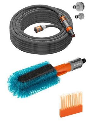 Reinigungsset Gardena Cleansystem fér Fahrrad mit ergonomischer Bérste