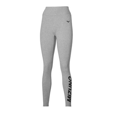 Legging Mizuno Athletic Hohe Taille Grau