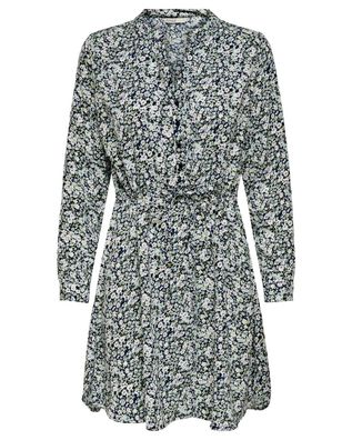 Kleid Only Cory L/S V-Neck Tunika Schwarz