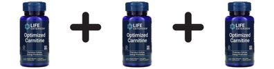 3 x Life Extension Optimized Carnitine - 60 caps