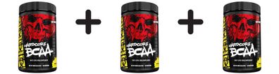 3 x Mutant Hardcore BCAA, Pineapple - 390g