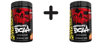2 x Mutant Hardcore BCAA, Peach - 390g
