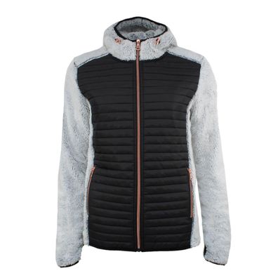 Fleecejacke Peak-Mountain Astre-noir Damen Schwarz