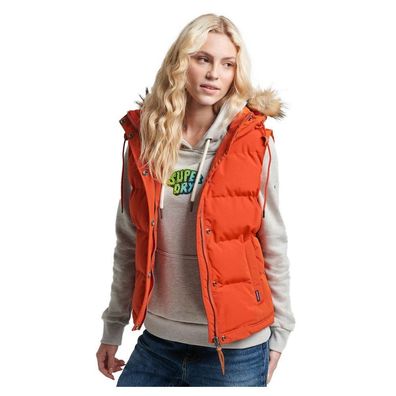 Weste Superdry Vintage Everest Orange Slim Fit
