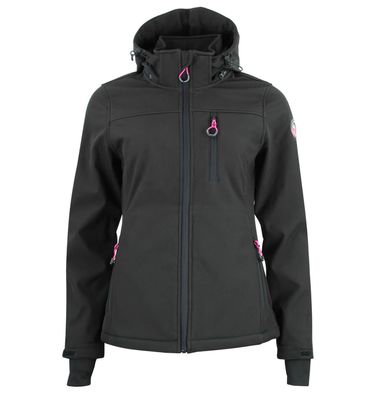 Damen Softshelljacke Peak-Mountain Aclaudio Schwarz