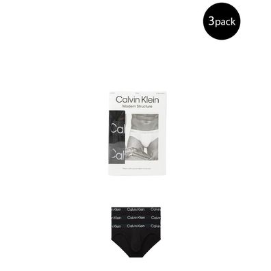 Slip Calvin-Klein Hip Brief 3Pk Schwarz