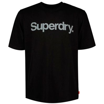 T-Shirt Superdry Core Logo City Schwarz