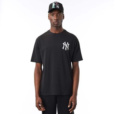 T-Shirt New Era MLB City Oversized Schwarz