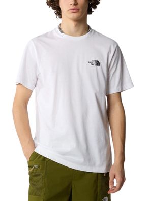 T-Shirt The North Face M S/S SIMPLE DOME TEE Weiß