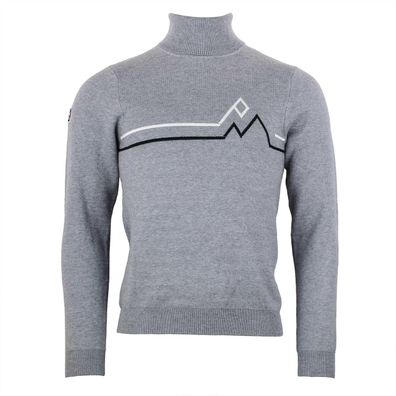 Rollkragenpullover Peak-Mountain Ciotat-gris Uni