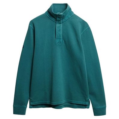 Sweatshirt Superdry Cotton Classic Pique Henley Grén